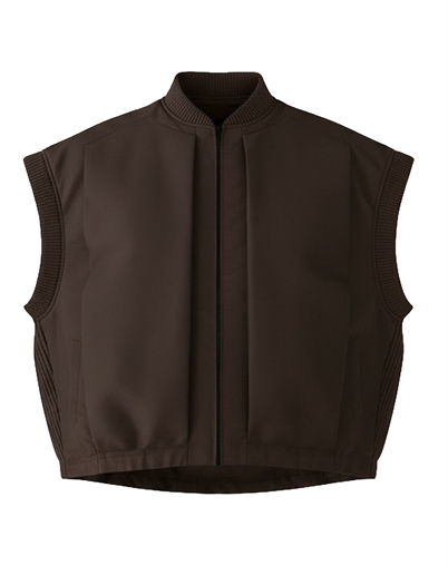 Withblack - WBLImperial Vest - Dark Brown 